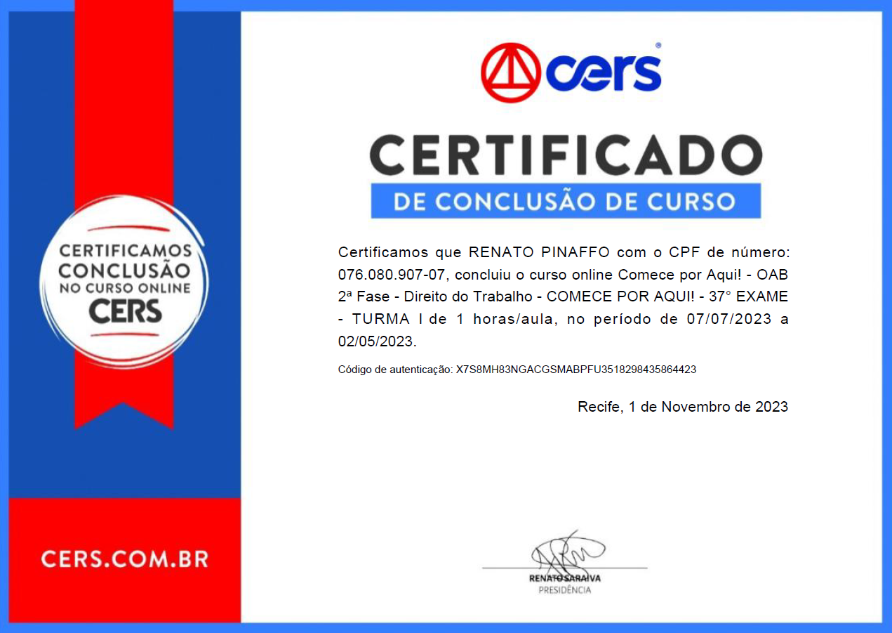 Certificado 10
