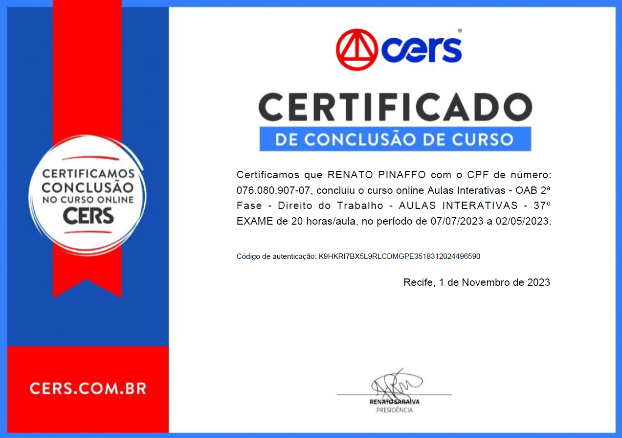 Certificado 12