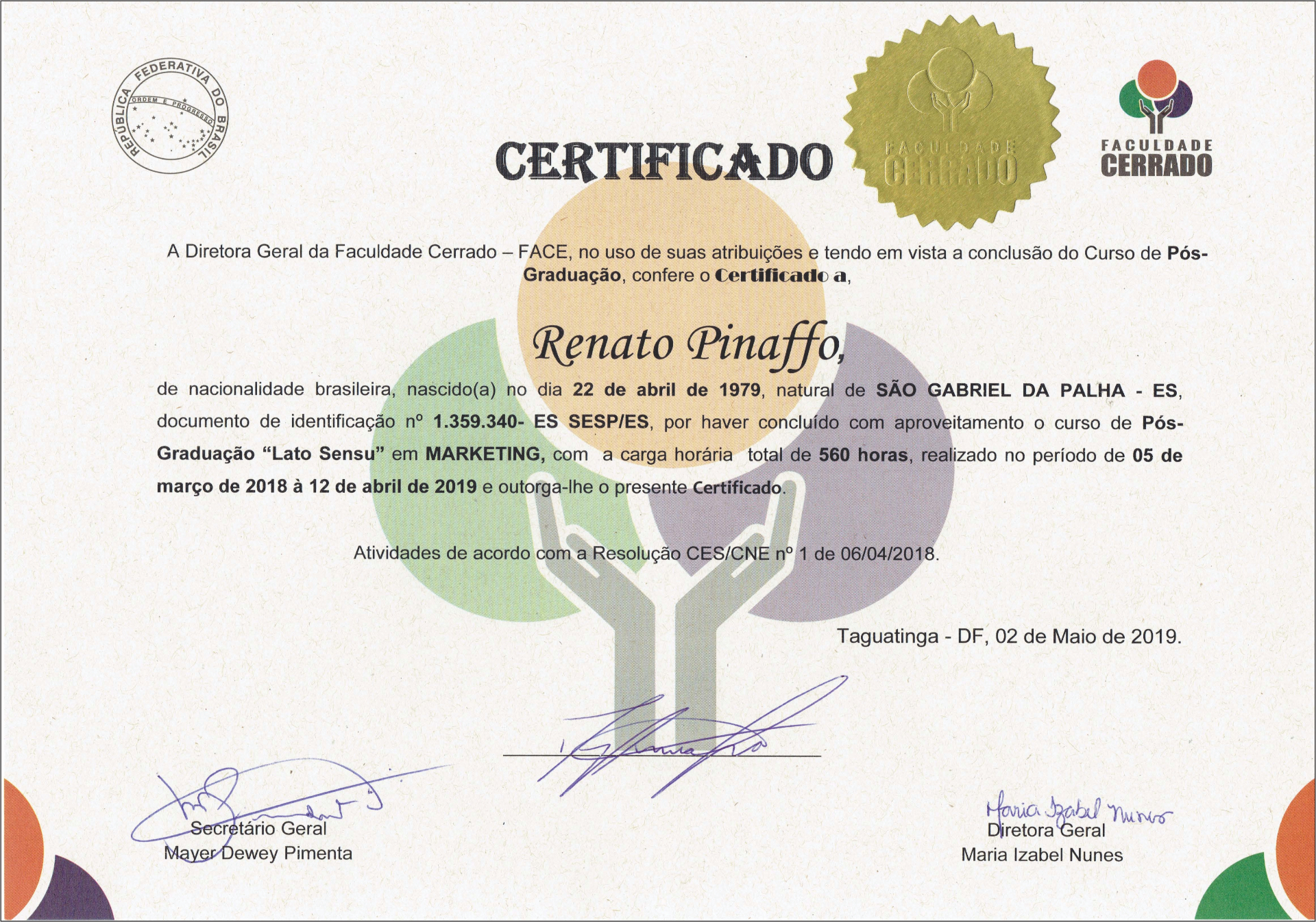 Certificado 20