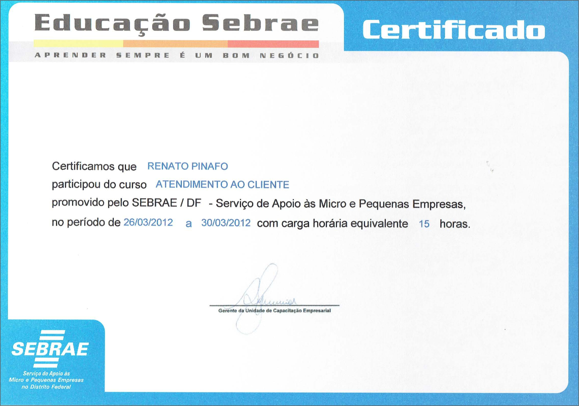 Certificado 31