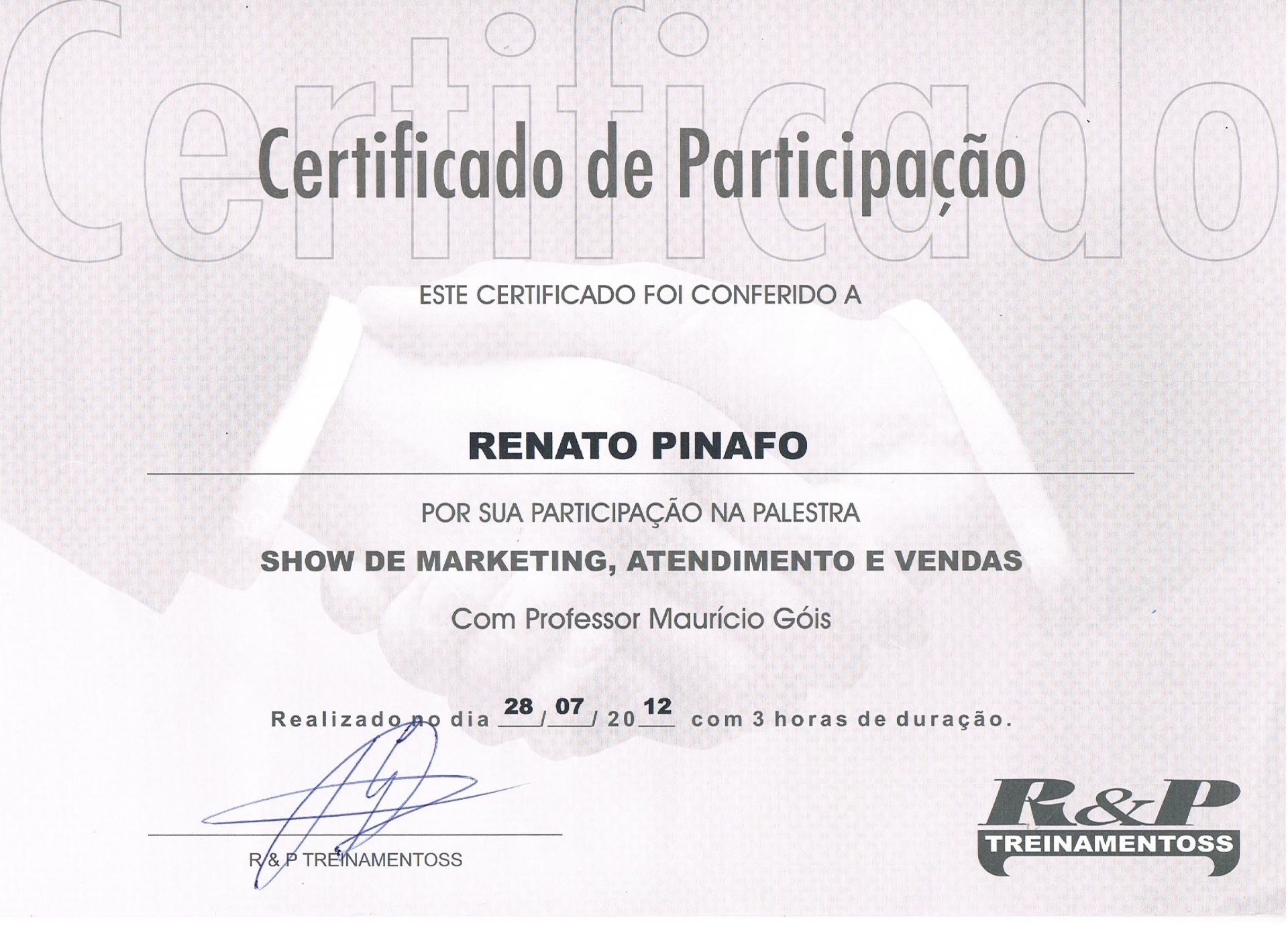 Certificado 40